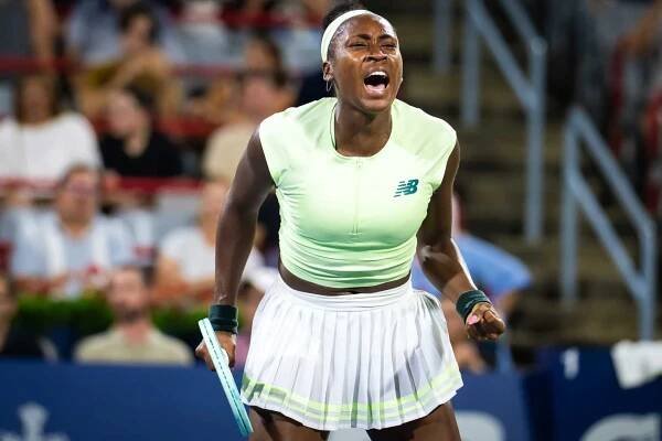 'I'm in a relationship' - Coco Gauff takes cheeky jab at partner before fighting past Danielle Collins in error-strewn thriller