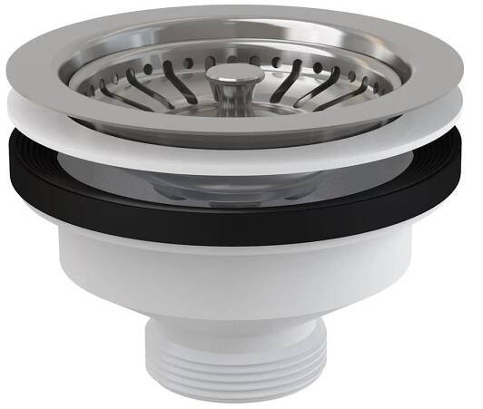 ALCADRAIN Výpust dřezová 6/4" s nerezovu mřížkou pr.115 (A37)