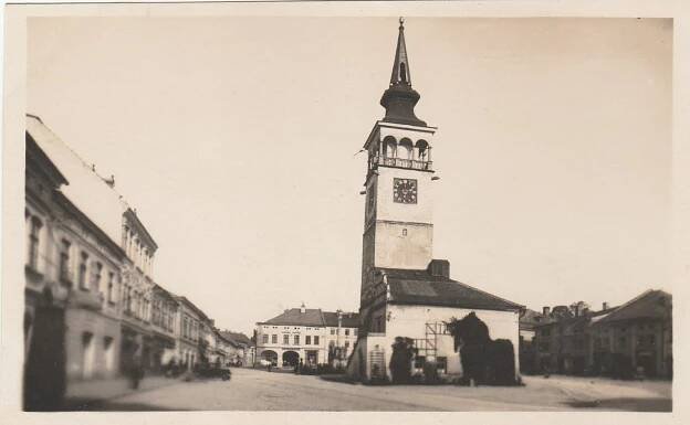 DOBRUŠKA  - Pohlednice místopis