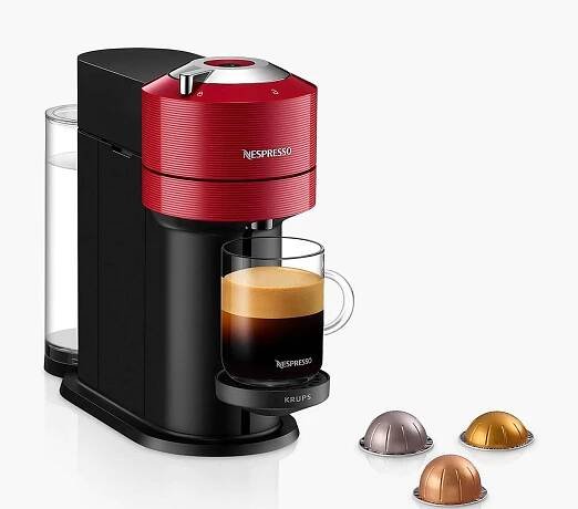 Nespresso Vertuo Next coffee machine with capsules