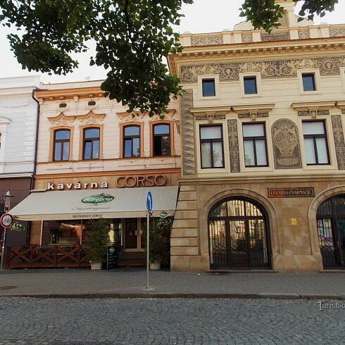 Restaurace a kavárna Corso v Uherském Hradišti