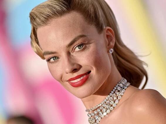 Margot Robbie at the world premiere of Barbie in LA