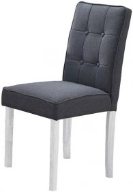 Jídelní židle MATES šedá/bílá