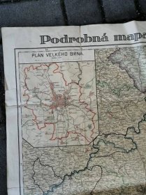 Stará mapa MORAVY - Staré mapy a veduty