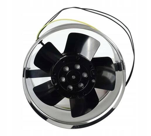 Kanálový ventilátor WHISPER 125 mm Vysokoteplotní krbová turbína Rozsah tříd energetické účinnosti A+++ - D