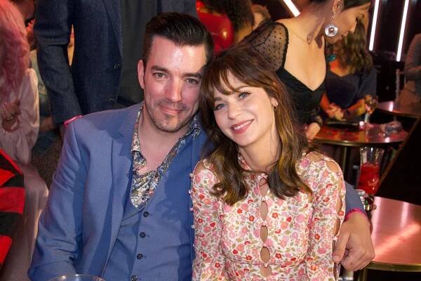 Jonathan Scott, Zooey Deschanel Double Date With Drew at ‘DWTS’