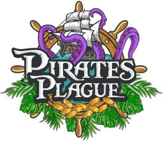 Pirates Plague logo - new VR game at Evolution Escape