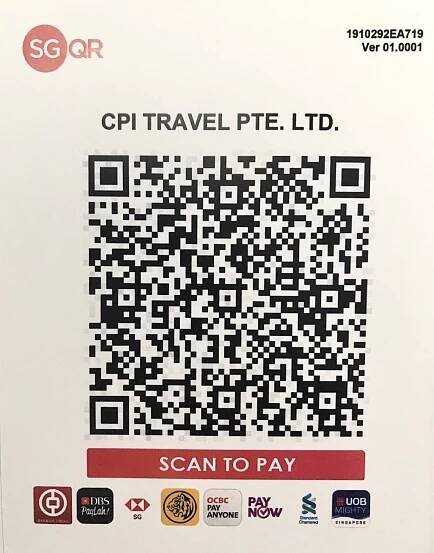 PAYMENT — CPI Travel Pte Ltd - Customised Holiday . Private Tour. Personal Holiday & Corporate Retreats