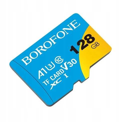 PAMĚŤOVÁ KARTA 128GB MICROSD SDXC U3 PRO TELEFON KAMERY 100MB/s BOROFONE
