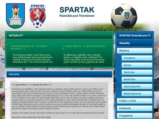 fotbal.spartakrozmital.cz,aktuality