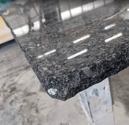 Chisled Granite Edge