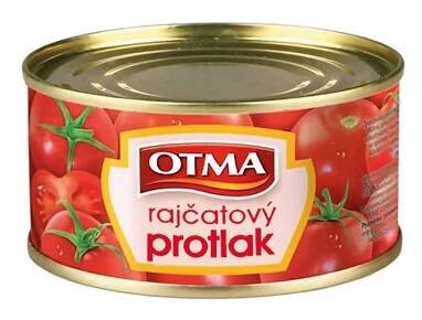 OTMA Protlak rajčatový 10 x 115 g - Rajčata, Konzervovaná zelenina, Konzervované potraviny, hotová jídla, směsi, Trvanlivé