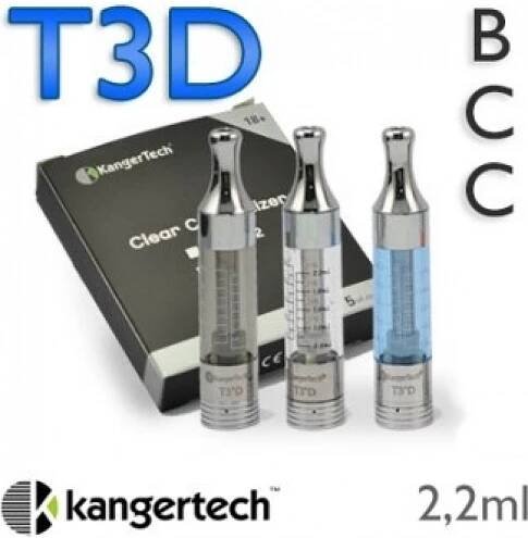 Kangertech T3D Clearomizer 1,5ohm černý 2,2ml