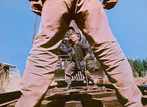 EMPEROR OF THE NORTH POLE, Ernest Borgnine, 1973, TM and Copyright (c) 20th Century Fox Film Corp. All rights reserved.