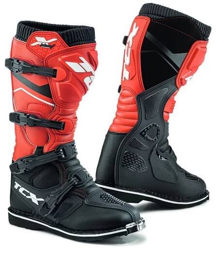 Moto boty TCX X-BLAST černo/červené