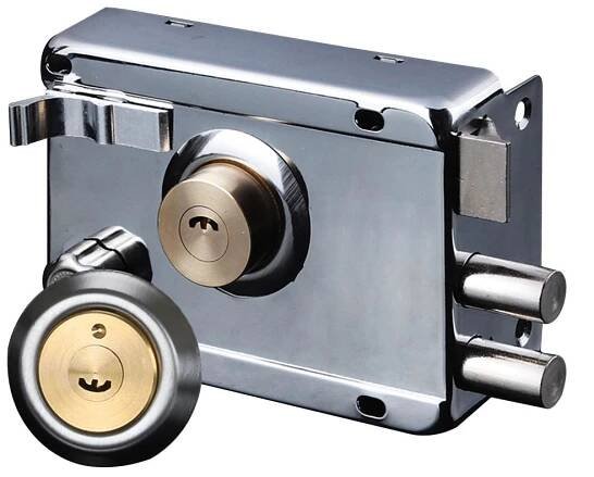 Vnější zámky železných dveří Zabezpečení Zámek proti krádeži Vícenásobný pojistný zámek Dřevěný zámek vrat Hardware