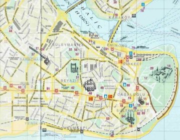 خريطة اسطنبول السياحية pdf
