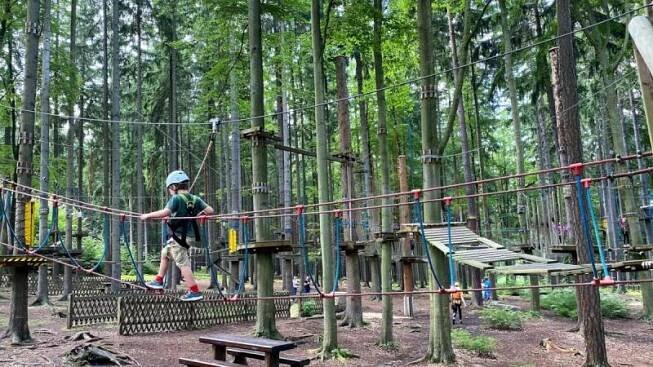Přírodní lanové centrum Svatý Linhart  | Krušnohorci
