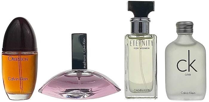 Calvin Klein SET I. CK One (M) EDT 15ml+ Euphoria Women EDP 15 ml+Eternity Women EDP 15 ml+CK Obsession Men EDP 15 ml