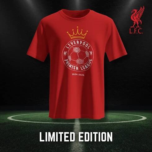 SOLD OUT: Limited Edition 24/25 LFC PL Champions Shirt Fan Art #4