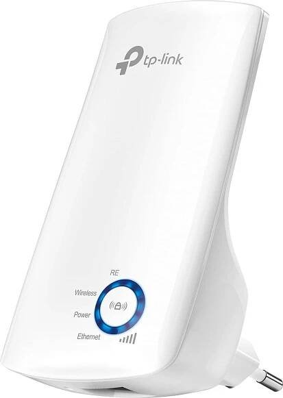 Zesilovač WLAN TP-Link TL-WA850RE (300 Mbit/s, zesilovač WLAN, ovládání aplikací, ethernetový port), bílý