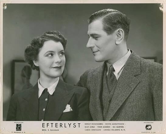 Isa Quensel, Edvin Adolphson - Efterlyst - Fotosky