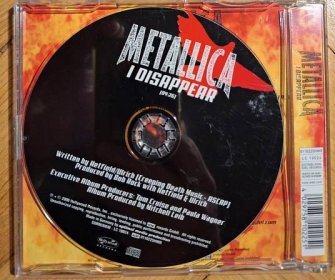 CDS Metallica – I Disappear (2000) !! TOP STAV !! - Hudba na CD
