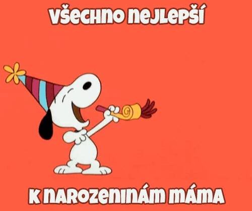 GIFy Všechno nejlepší k narozeninám máma - Animované pohlednice