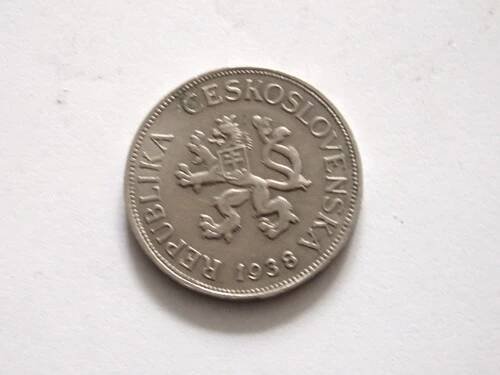 Mince 5 kČ Z ROKU 1938