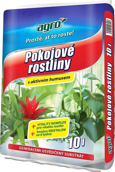 AGRO Substrát pro pokojové rostliny 10 L