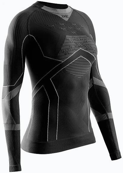 Dámské funkční triko X-Bionic Energy Accumulator Light Shirt LS Women - black/light grey