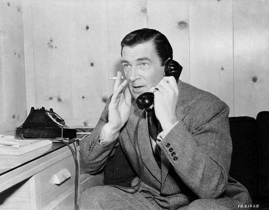 Walter Pidgeon - Paní Miniverová - Z natáčení