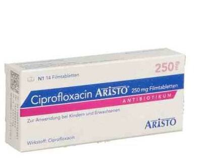 ciprofloxacin 250 mg aristo