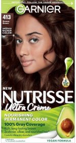 Bronze Brown Hair Color Nutrisse Ultra Creme Nourishing Permanent Color - Garnier