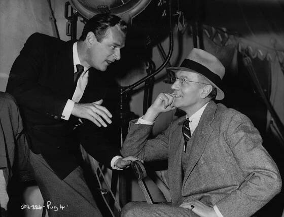 Nigel Patrick, Michael Redgrave - Profesor odchází - Z natáčení
