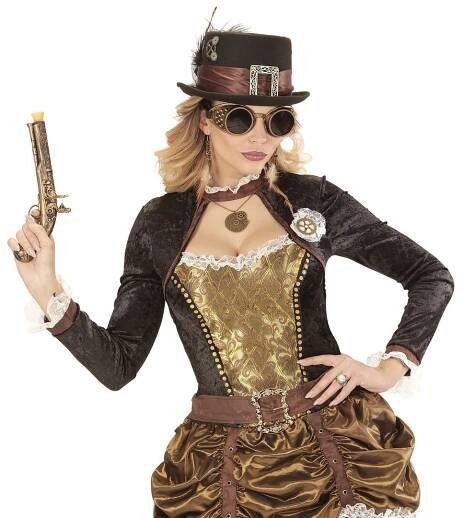 Černý steampunk klobouk | 4lol.cz