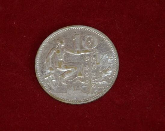 stříbrná mince, 10kč 1932 - Numismatika