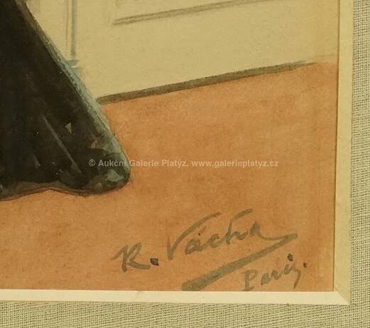 Rudolf Vácha / Návrh ilustrace - detail aukce « Aukce « Aukční Galerie Platýz