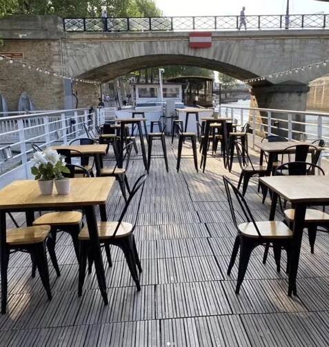 Privatisation/Location, Péniche Henjo, Paris 05e