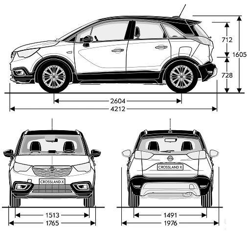 Technická data – Opel Crossland X / Crossland – astra-rasag.cz
