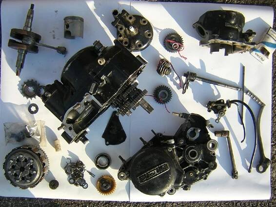 motor SUZUKI 125 TS 