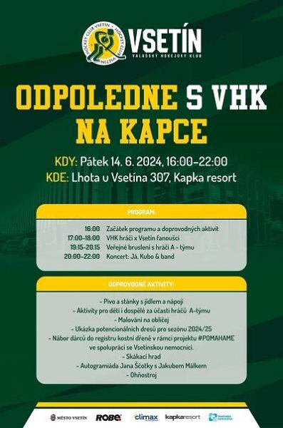 HC Vsetín online - oficiální internetové stránky VHK Vsetín | Setkání s hráči A-týmu i autogramiáda mistra světa! Odpoledne