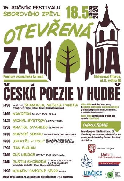 Otevřená zahrada 2024