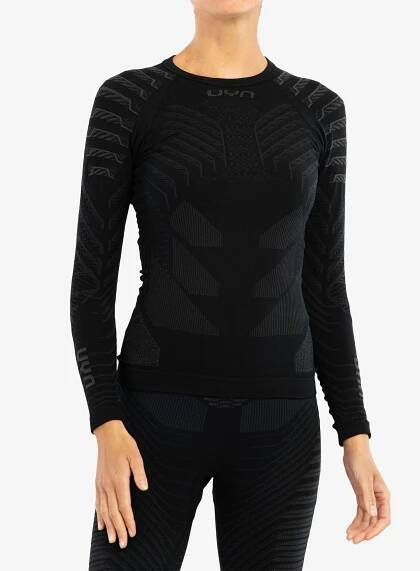Dámská funkční mikina UYN Resilyon UW Shirt LS Round Neck - black/anthracite