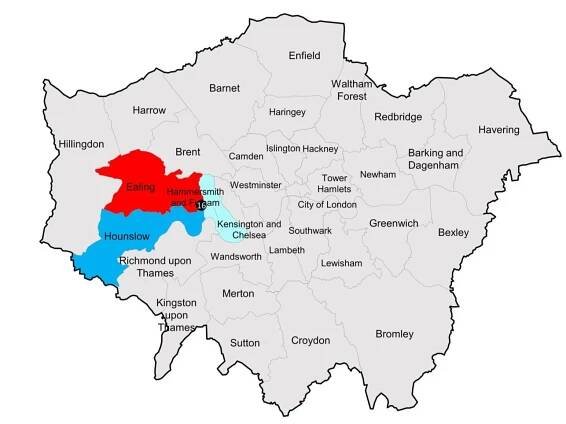 London Borough Tri-Points — Richard Gower