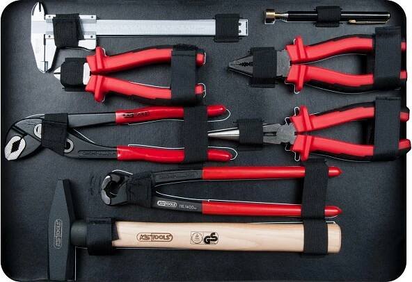 Ivo GRANDIČ - Gola sady, závitové sady - KS Tools - KS Tools 911.0630 1/4+1/2 univerzální sada nářadí 130-dílná + hliníkový