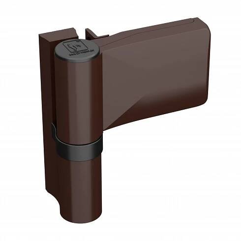 Dveřní pant Hahn KT-N 6R (15-20 mm) RAL 8077 hnědý - Meesenburg.cz