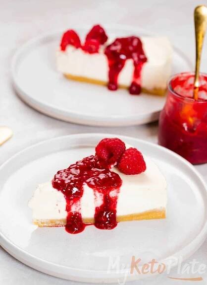 No-Bake Keto Cheesecake