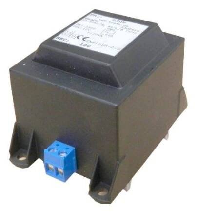Transformátor 230 V AC/12 V AC, 20 W, DIN