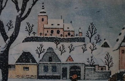 Josef Lada - Děti v zimě - Umění